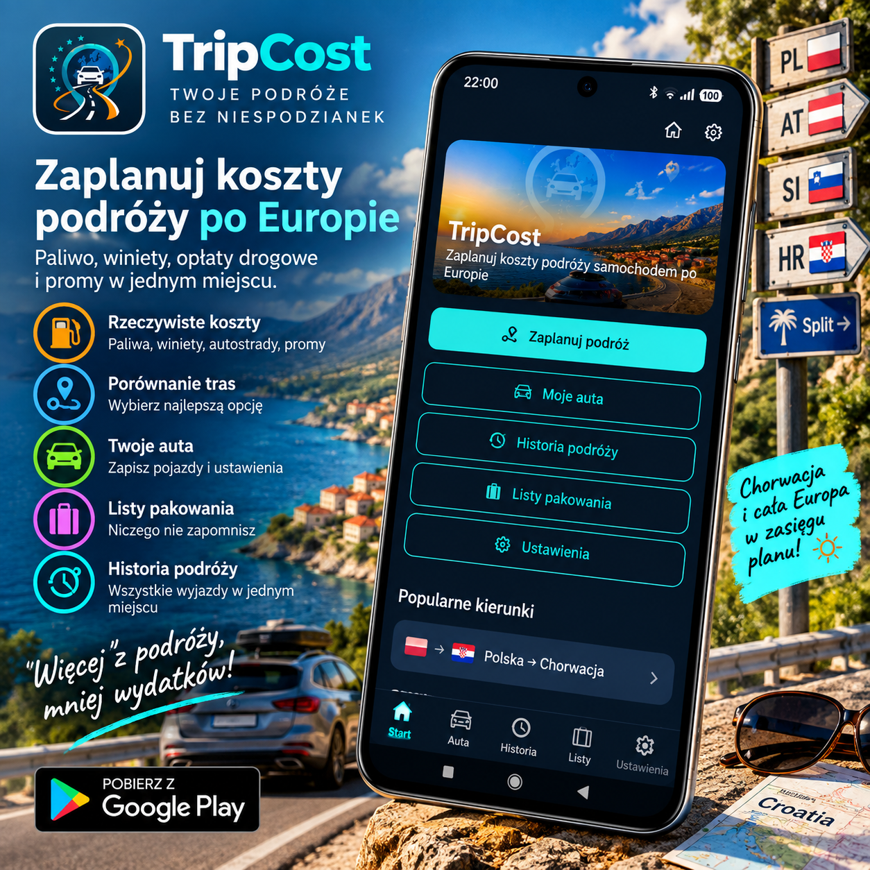 TripCost — przegląd aplikacji